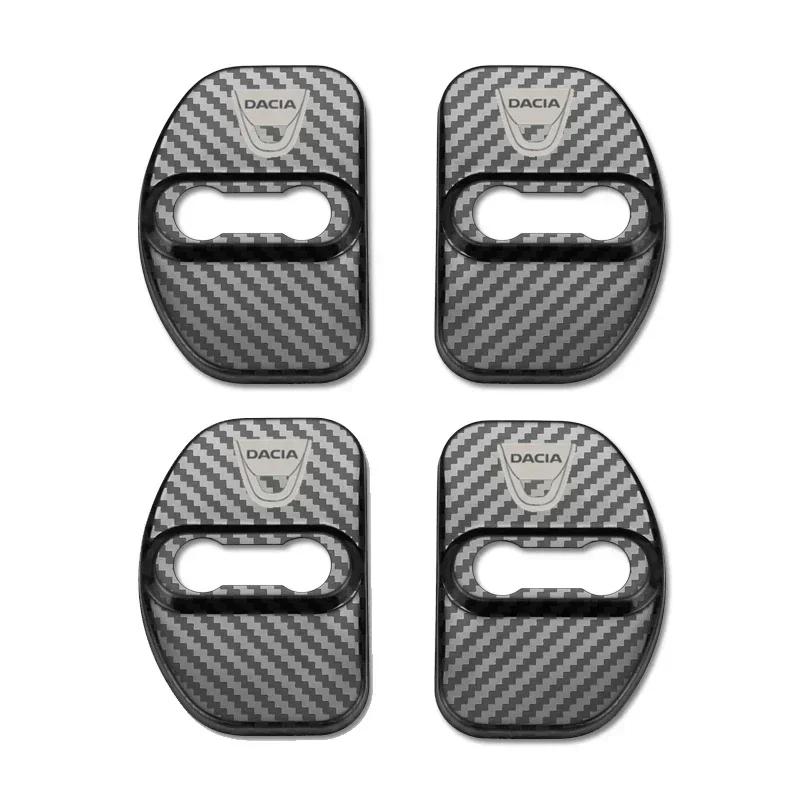 Pour Dacia Bigster Dokker Duster Jogger Lodgy Logan Spring Sandero Couvercles de Serrure de Porte de Voiture Boîtier Protecteur Anti-rouille Autocollants Style