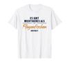 Deep Sea Angler: More Important Than Fly Fishing. T-Shirt