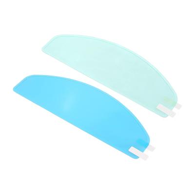 New Universal 2 Pcs 9.65" X 3.46" Rain Proof Anti Fog Film Fit For Motorcycle Helmet