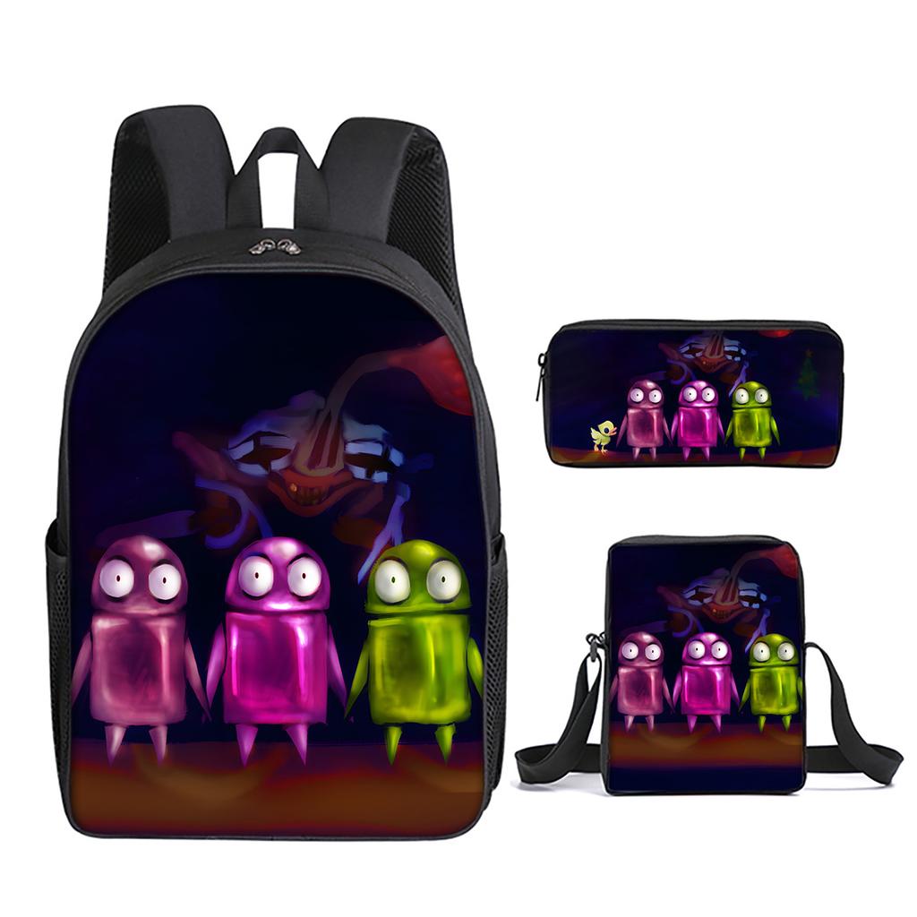 R.E.P.O. Game 3Pcs/Set Backpack Student School Shoulder Bag Kid Cute Travel Backpack Children Birthday Gifts
