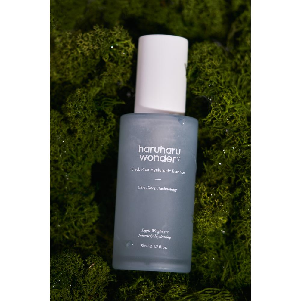 Haruharu Wonder Black Rice Hyaluronic Skin Booster Essence 50ml - Essence Boost Hydrate, Korean
