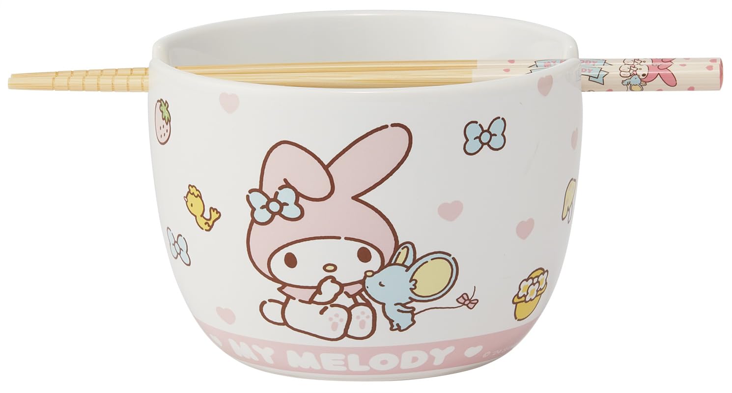 

Skater Керамические бамбуковые палочки Моя миска, Набор, 600 мл, 21 см, Sanrio, Melody, Друзья, Девочки, CHBWH1-A