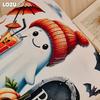 1PC LOZUJOJU Halloween Pillowcase Cute Cartoon Printed Cushion Cover for Sofa Living Room Bedroom Home Decor