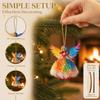 Wooden Angel Pendants Exquisite Xmas Tree Decorations Christmas Hanging Ornaments  Gift Tags