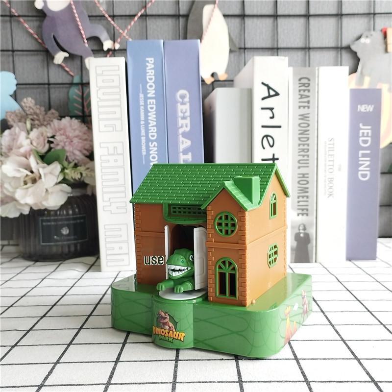 Novel Dinosaur Piggy Bank with Music: Automatic Coin Storage and Withdrawal