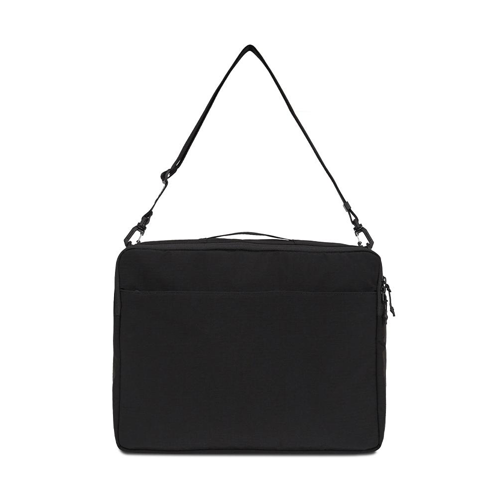 [Snowpeak] Dual Tech Square Cross Bag L Black (S24FUFCB39)