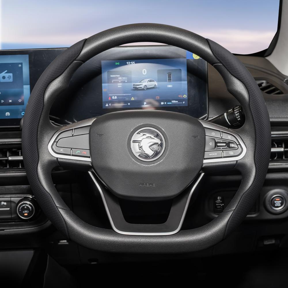 

Suitable for Proton Breathable Leather Steering Wheel Cover with Segmented Quick-Release Design, Non-Slip and Durable, for Models Such as Saga X50