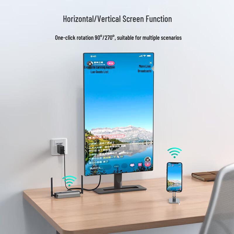 MT-viki 4K HDMI Wireless Screen Projector