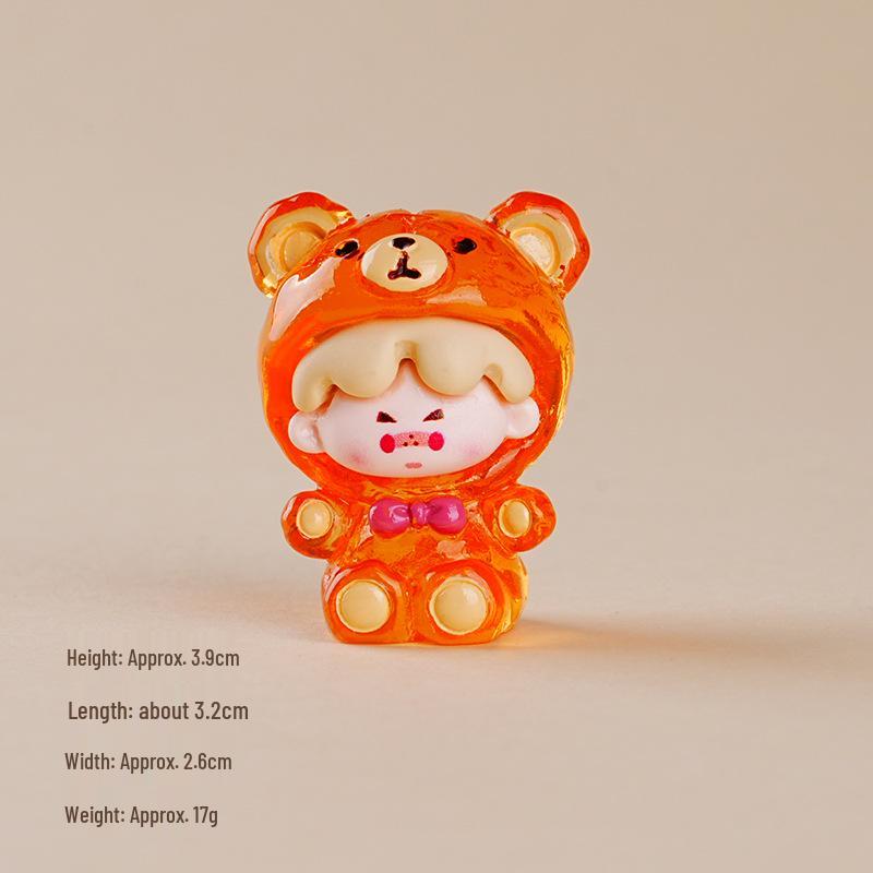 

Экологичная полимерная фигурка животного: Трендовое светящееся украшение для пижамной вечеринки для автомобиля и офиса (Издание 2025 г.)