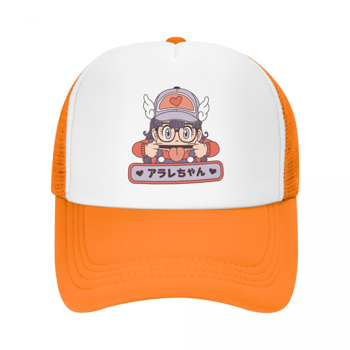 

Custom Punk Cute Arale Robot Baseball Cap Women Breathable Dr Slump Japan Anime Manga Trucker Hat Outdoor Snapback Trucker Cap One Size