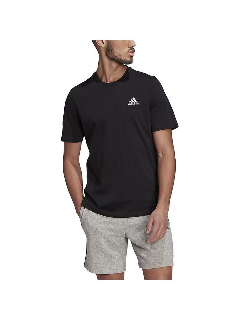 Adidas Essentials Short Sleeve with Embroidered Small Logo 31298 Black O T-Shirt Men's (GK9639)