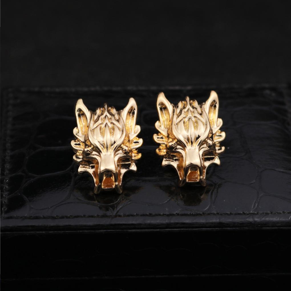 1 Paar Herren Damen Tierkopf Brosche Anstecknadel Legierung Anstecknadel Mode Hemden Dekorationen Schmuck für Party Ornamente