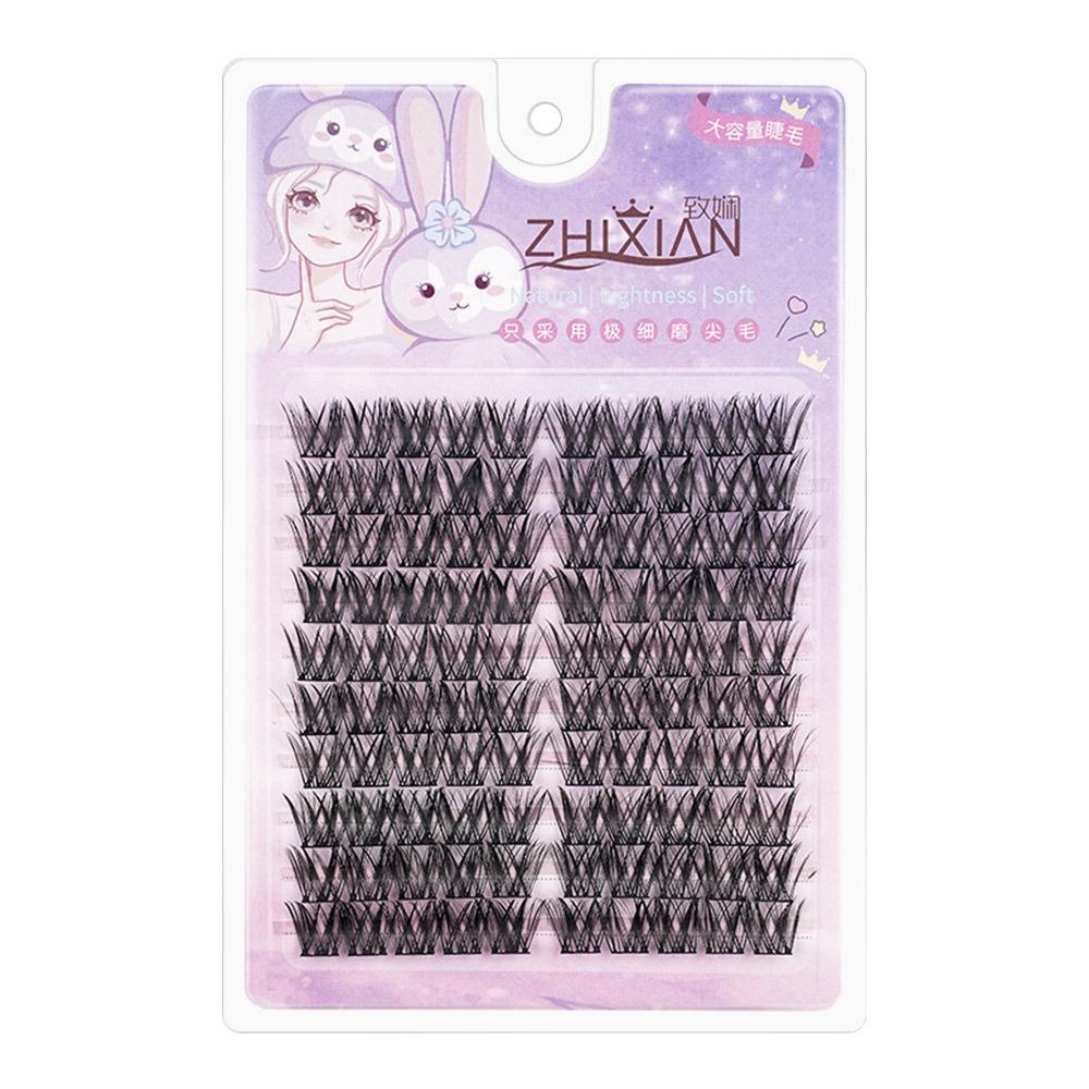 Glue Free Sunflower False Eyelashes Eyelashes Extension 3D False Eyelashes Cat Elf Eyelashes  Men