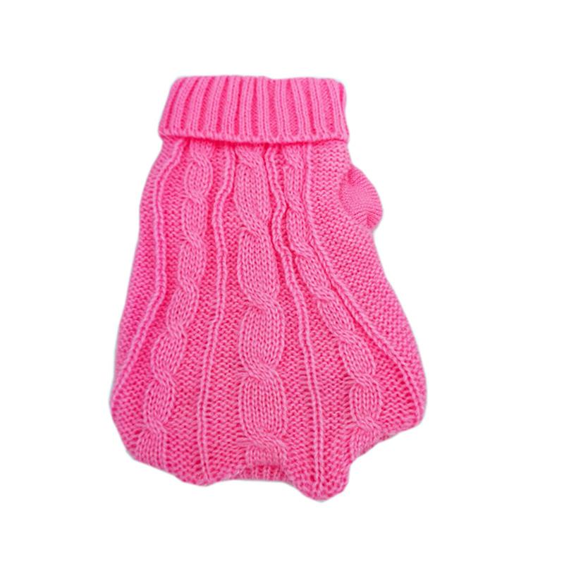 Winter Warm Pet Sweater for Dogs Cats Solid Dog Cat Clothes Puppy Dachshund Shih Tzu Gota Pullovers Kedi Dog Clothing Pull Chien