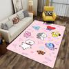 Pink Cartoon Character Carpet with Cute Animals and Candy Pattern Suitable for Use As an Anti-slip for Living Room Bedroom Sofas