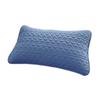 Padded Pillow Cover Quilted Waterproof Pillow Protector Heart Pattern Envelope Pillowcase Protection from Dust And Sweat for Home Bedroom School