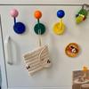 1 Pcs Color Creative Magnetic Hook No Punch Magnetic Hook Kitchen Bathroom Door Refrigerator Strong Traceless Decoration