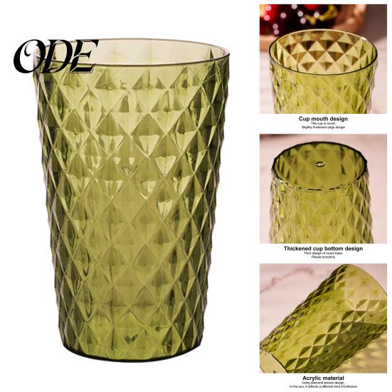 Tazza 400ml Caffè Grande Capacità Antirottura Acrilico Indistruttibile Tumbler per Bevande Analcoliche per Casa Bevanda