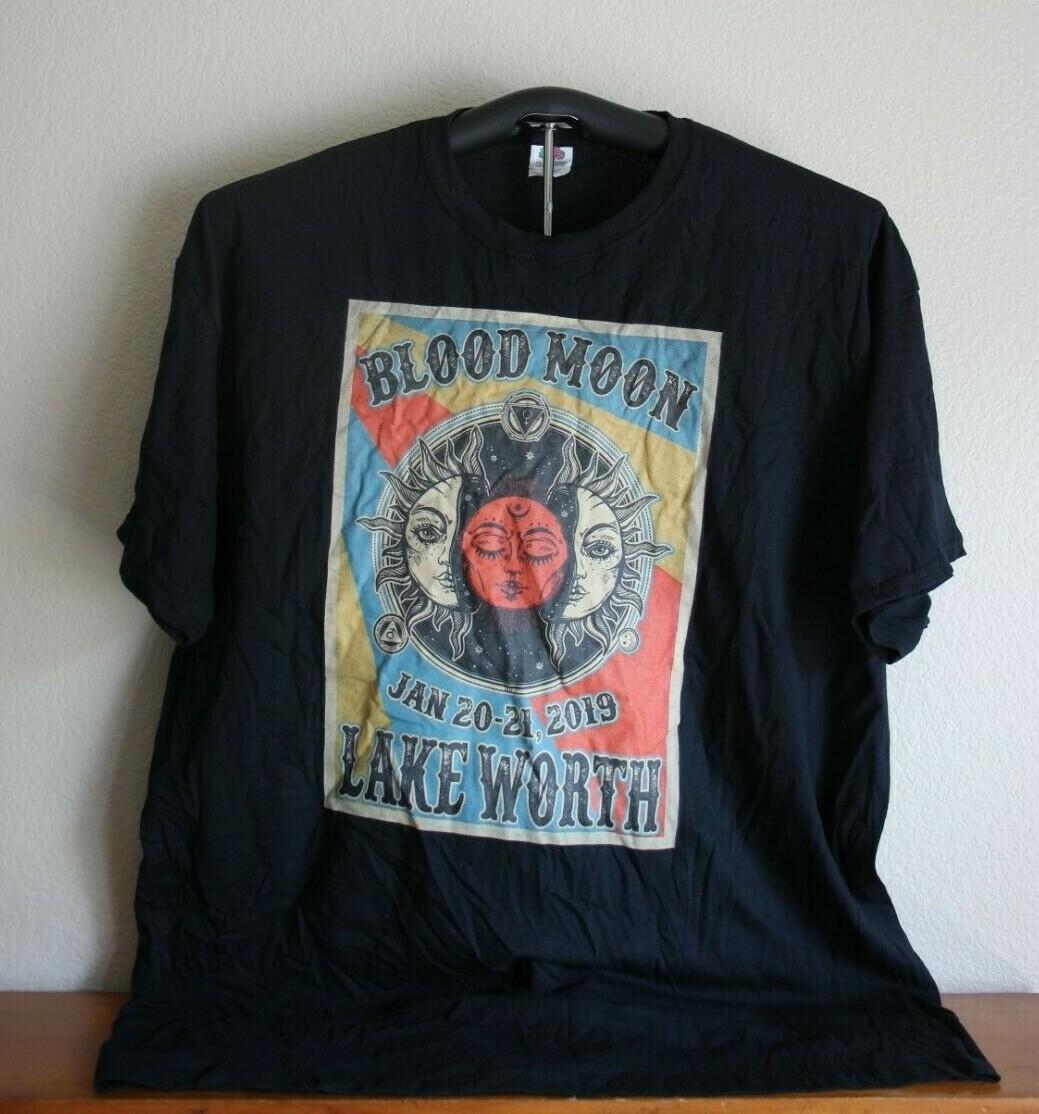 BLOOD MOON- LAKE WORTH- JAN 20-21, 2019 T-Shirt, 2XL, Black XXL
