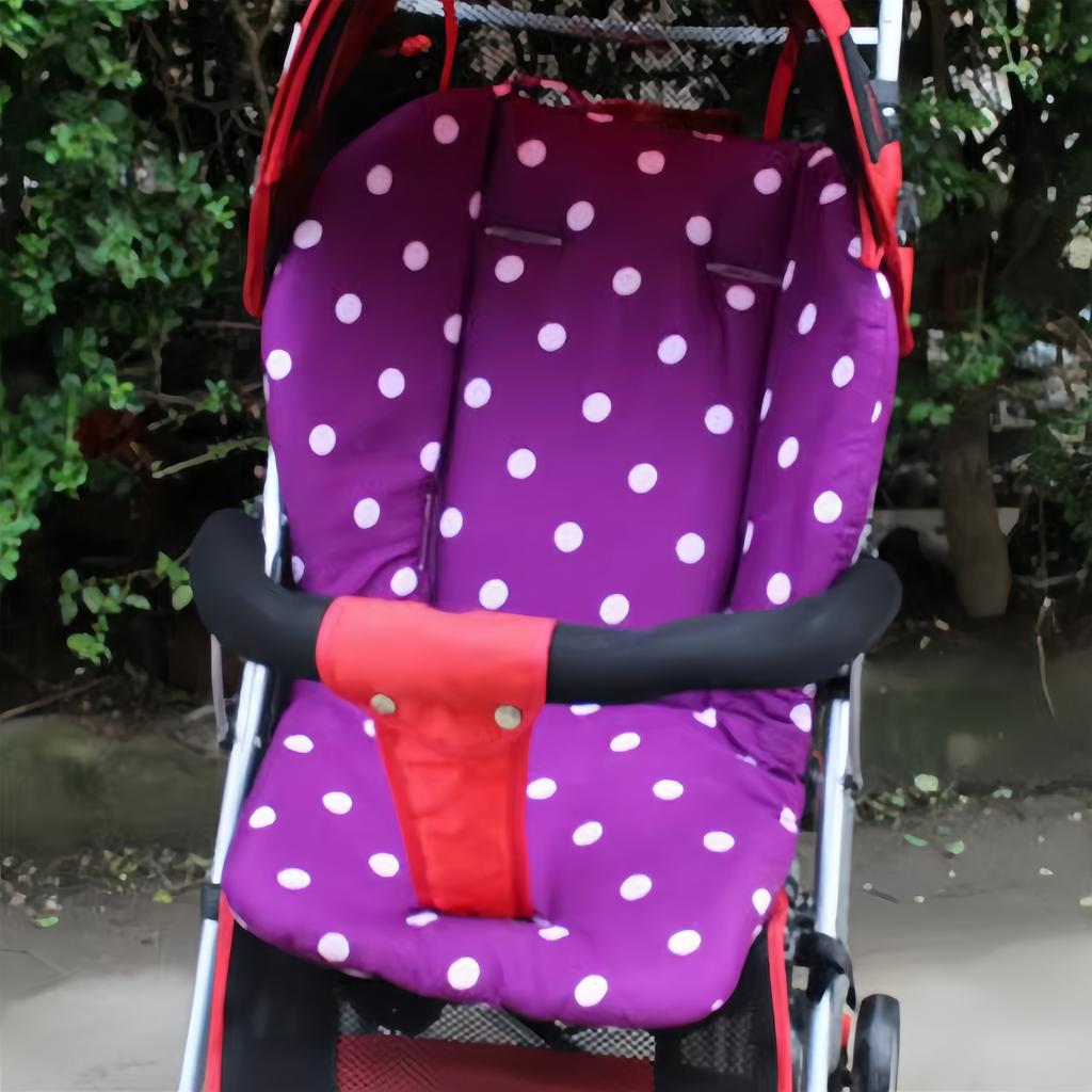 Modern Polka Dot Print Pattern Children Stroller Cushion Thickened Baby Stroller Cotton Pad Baby Home Dining Chair Soft Sit Mat