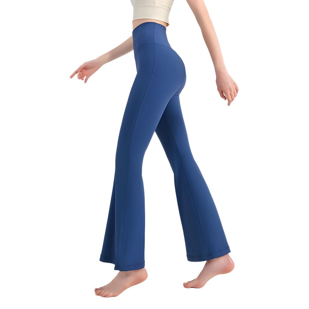 NS Youth Nude Feeling High Waist Flare Yoga Pants for Women – Hip-Lifting, Tight Fit, Perfect for Fitness and Yoga