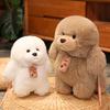 New Long-haired Dog Doll Cute Plush Toy Dog Doll Poodle Creative Birthday Gift