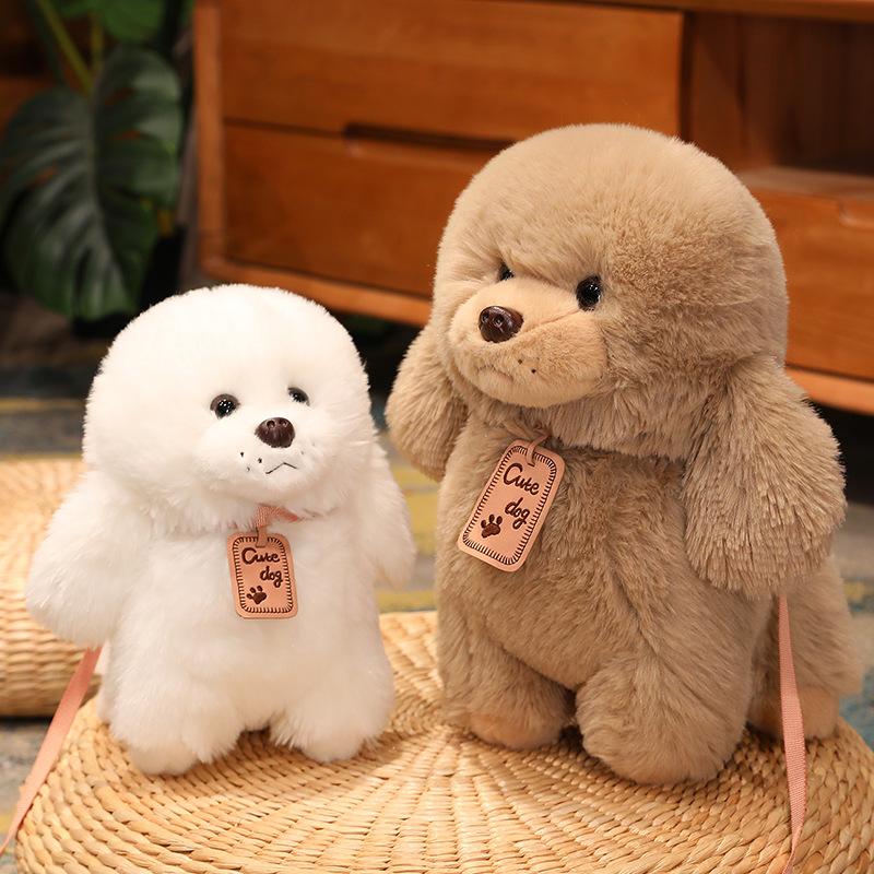 New Long-haired Dog Doll Cute Plush Toy Dog Doll Poodle Creative Birthday Gift