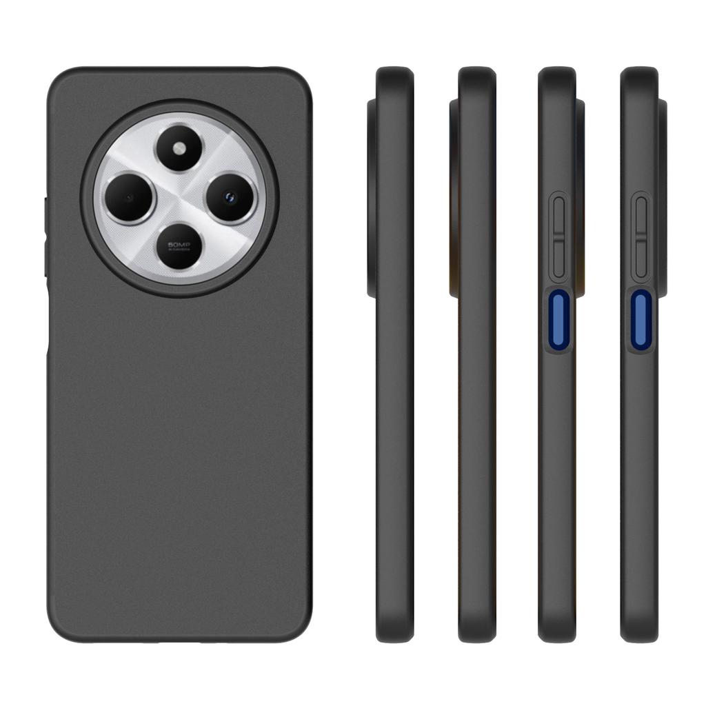 10Pcs/Pack For Xiaomi Poco C75 4G/Redmi 14R 5G/14C 4G Case Anti-Fingerprint Soft TPU Protective Cover