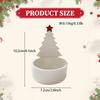 Weihnachts-Teelichthalter Kerzenbecher Klein Dekoratives Baumdesign für Tisch