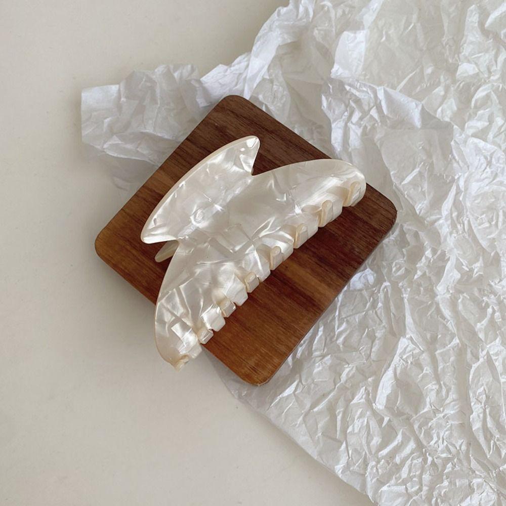 

Acetate Fashion Hair Accessories Hair Claw Women Headwear Hair Clip Girl Hairpin білий