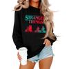Women's And Men's Unisex Fashion Casual Long-sleeved Loose Printed Round Neck Pullover Hoodie Sweatshirt