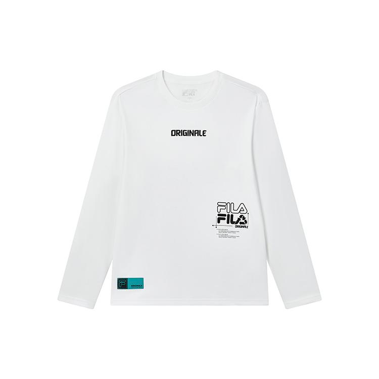 Мужская футболка FILA Nitrocellulose Белая F51M239201F-WT L