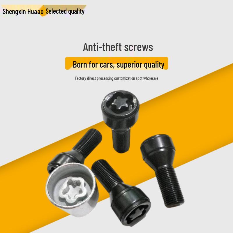 Anti-theft Screw Set for 1, 3, 5, 6, 7 Series and X1, X3, X5, X6 Models