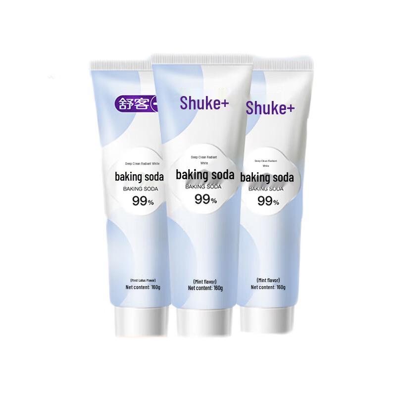 

Shuke Baking Soda Mint Toothpaste 3-Pack