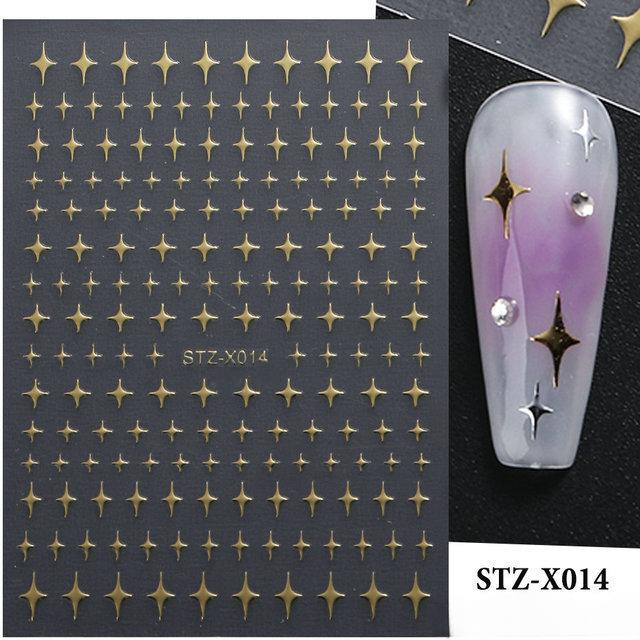 Spider Nail Art Stickers,3D Self-Adhesive Spider Web and Spider Design Nail Sticker Acrylic Nail Art Decoration for Women Holiday Nail Charm