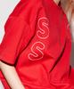 SSQR Curve Line Shorts Sleeve H/Arc_Red