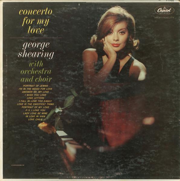 

LP Record GEORGE SHEARING - Concerto For My Love T1755 CAPITOL 1962 US Jazz Used