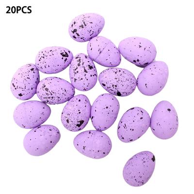 Shop Schaum helle Farbe 20 Stücke Ostern künstliche Vogel Taube Ei Party Favor mit