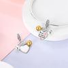 Best Friend Charms Bead Original Copper Inlaid Pink Zircon Cute Pets Claw Pendants Fit Bracelet Jewelry Lover Gift