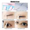 360pcs Lace Eyelid Lifter Tape Roll Lace Mesh S Shape Water Adhesive Eyelid Stickers for Droopy Uneven