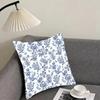 Russian porcelain Cushion Cover Reversible Plush Pillow Cover – For car, sofa, bedroom, perfect as a gift.