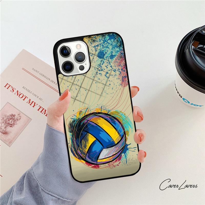 

Volleyball Sport Phone Case For iPhone 17 Air 14 15 16 13 12 Max Cover For Apple iPhone 17 Air 11 Pro Max Plus Coque iPhone 13