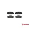 Jeu plaquettes brembo p79001