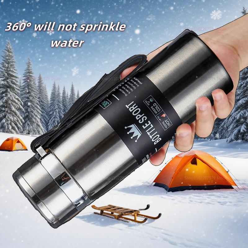 316 Stainless Steel Thermos Cup Large Capacity Insulated Coffee Mug for Office Travel Durable and Portable Tea Mug for Men