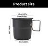 Camping Coffee Cup Kitchen Cooking Drinking Water Cup Outdoor Kitchen Equipment Travel Cookware Drink Cup Tourist Mug