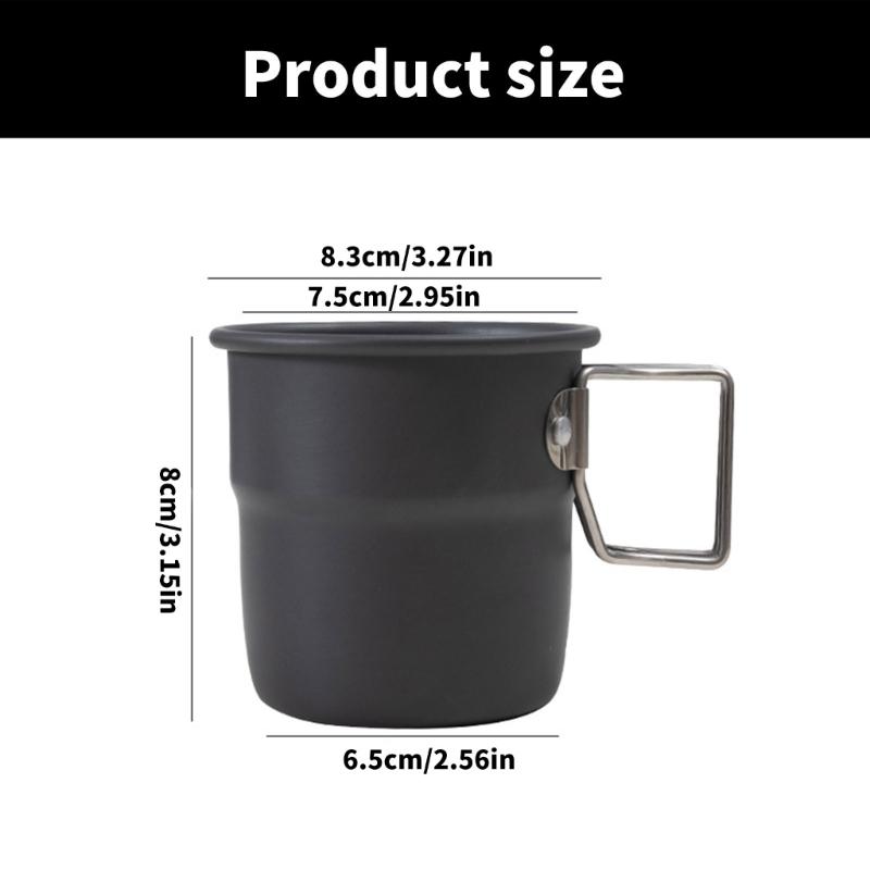 Camping Coffee Cup Kitchen Cooking Drinking Water Cup Outdoor Kitchen Equipment Travel Cookware Drink Cup Tourist Mug