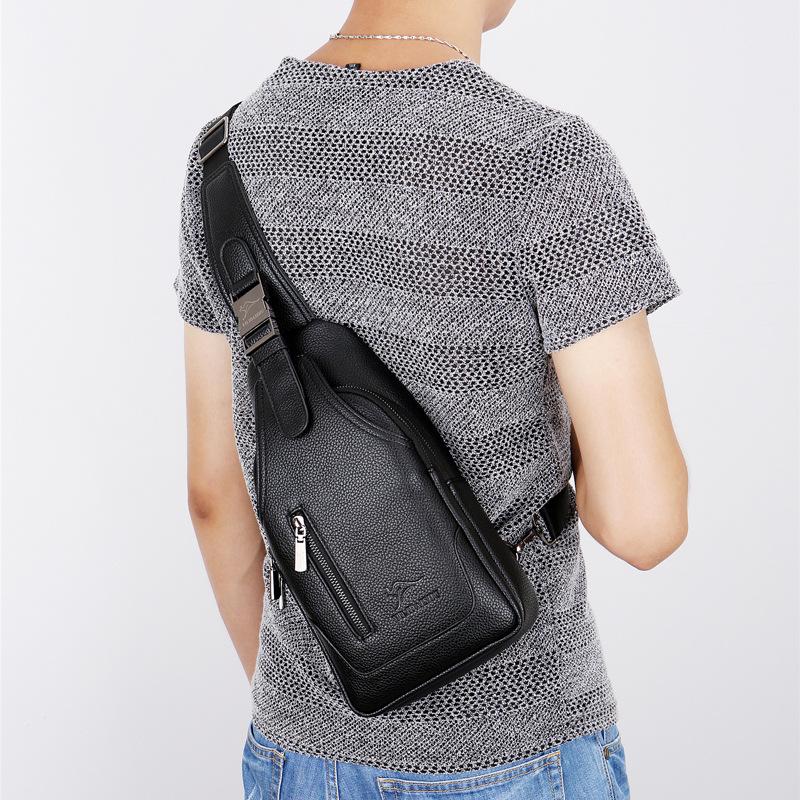 New Men s Chest Bag, Men s Shoulder Bag, Casual Crossbody Bag, Men s Bag, Multi-layer Men s Chest Anti-theft Backpack, Mobile Phone Bag