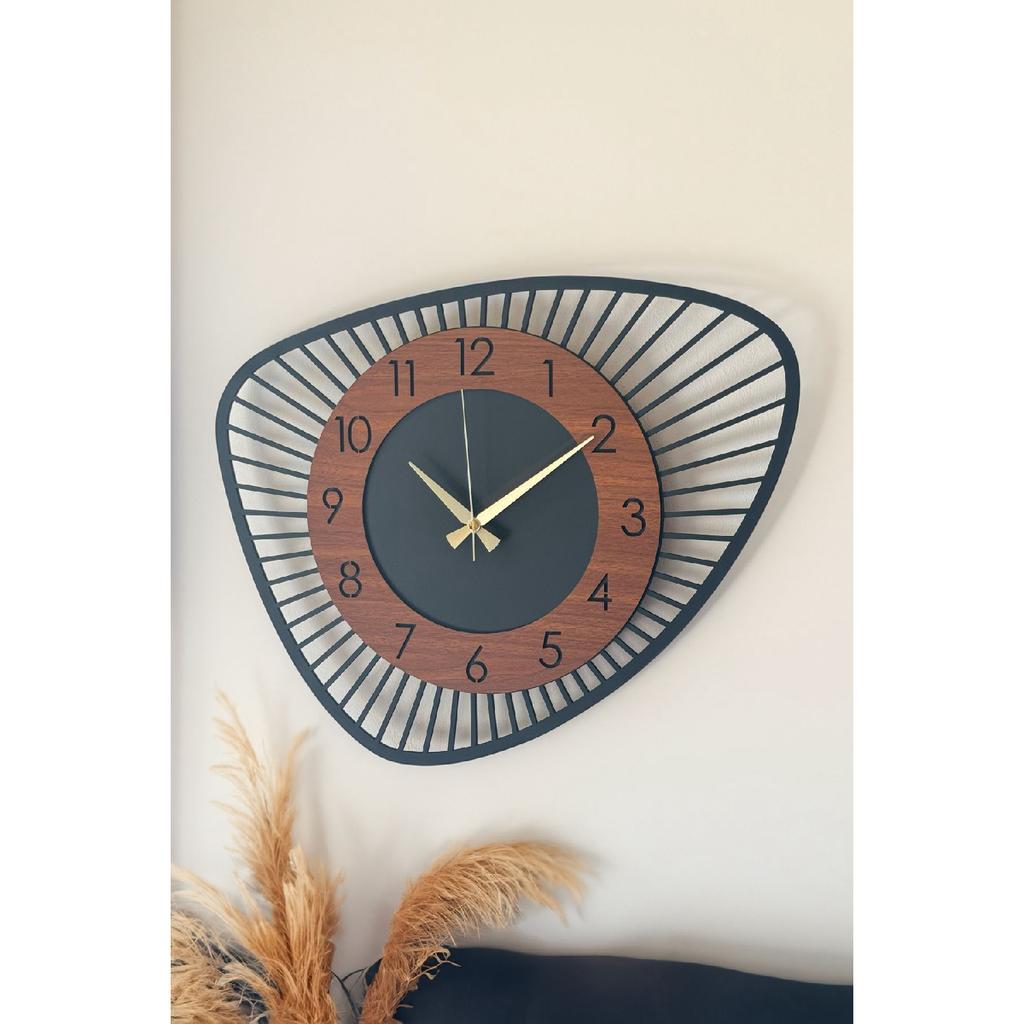 Decorative New Modern Bellatrix Wooden Wall Clock 48 Cm