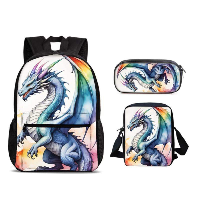 Helicopter Rucksack Pencil Pouch ice pack 3Pcs Set, trendy mechanical printing, new style, best gift for boys Plus girls in school