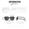 NEW Brand Sunglasses Women's Square Classic Large Frame Fashion Men's Rectangular Letter Design Retro Sun Glasses UV400
